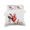 Designart 'Red High Heel Shoe' Abstract Bedding Set - Duvet Cover & Shams
